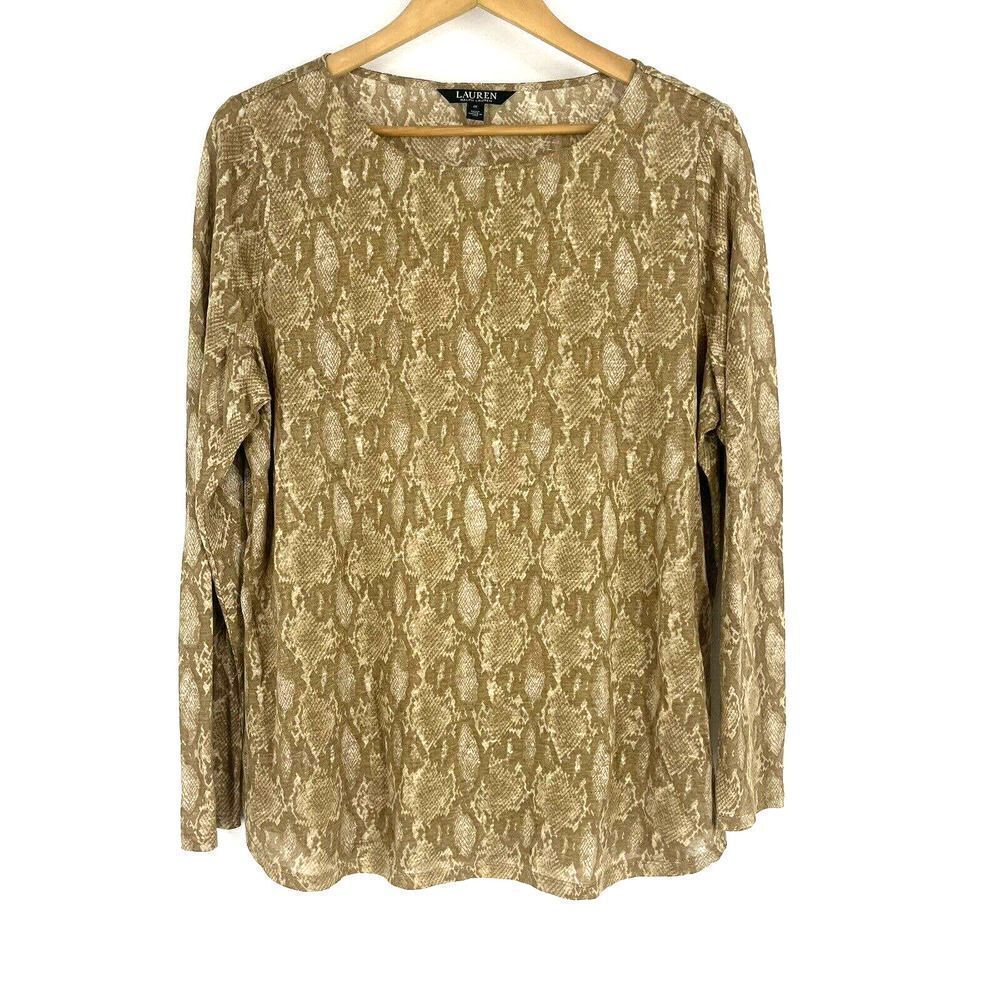 Lauren Ralph Lauren Sweater Snake Print